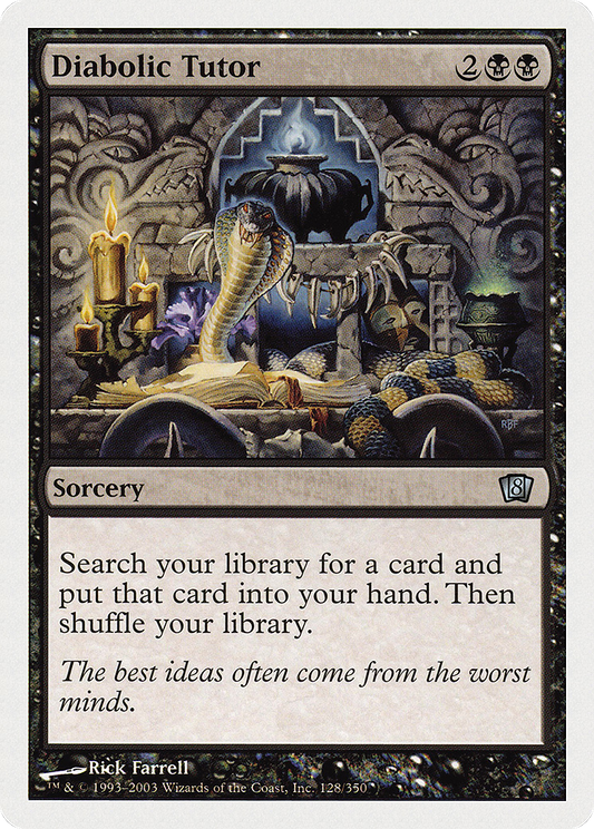 Diabolic Tutor (8ED) (Foil)