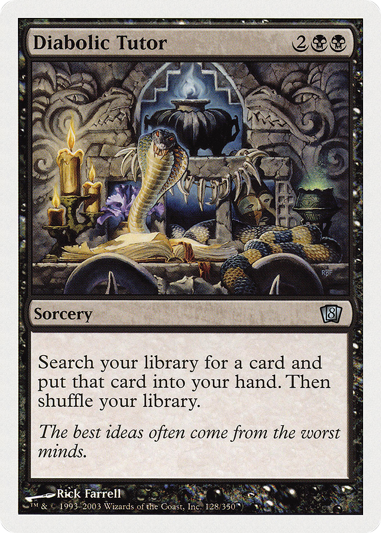 Diabolic Tutor (8ED) (Foil)