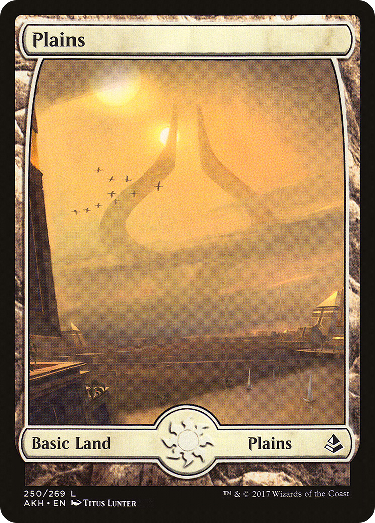 Full-Art Plains #250 (AKH)