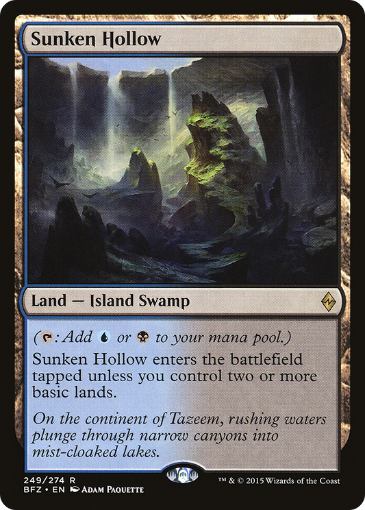 Sunken Hollow (BFZ) (Foil)