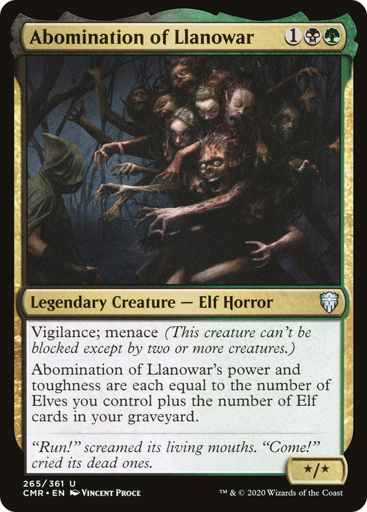 Abomination of Llanowar (CMR)