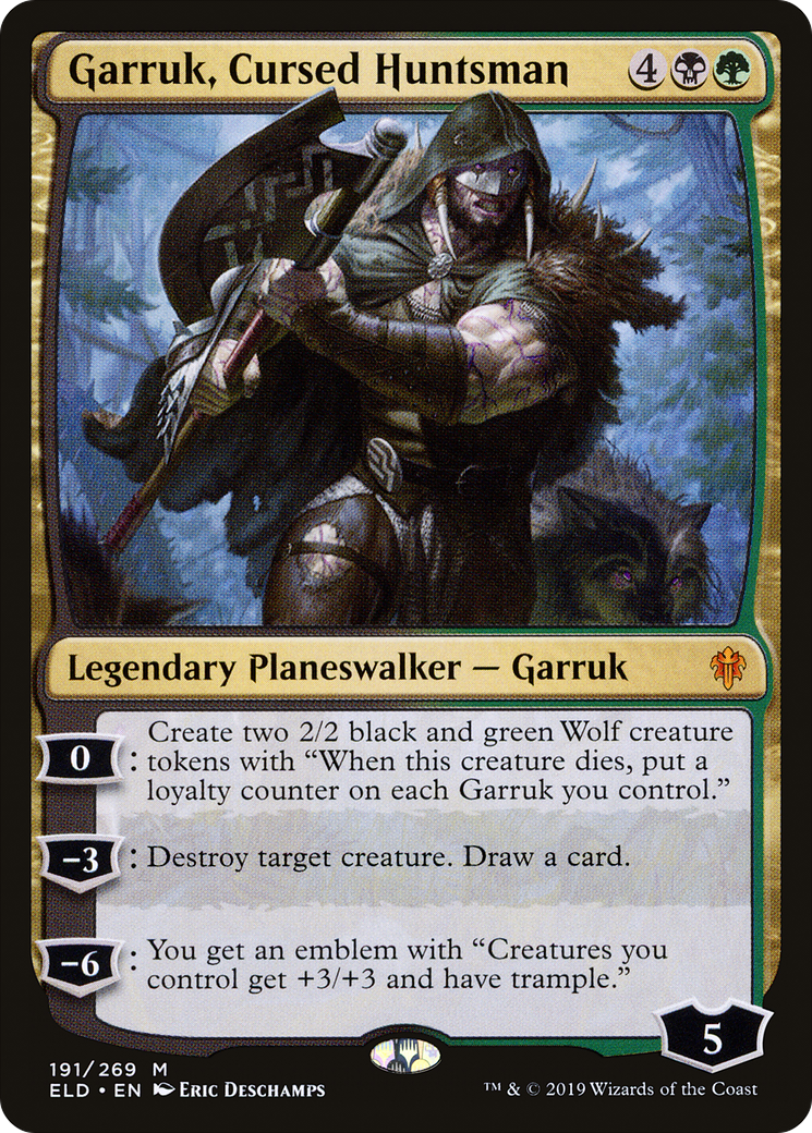 Garruk, Cursed Huntsman (ELD)