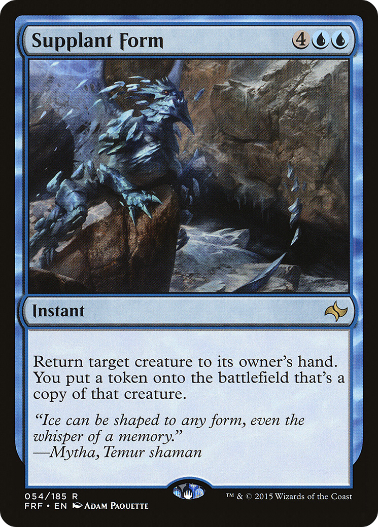 Supplant Form (FRF)