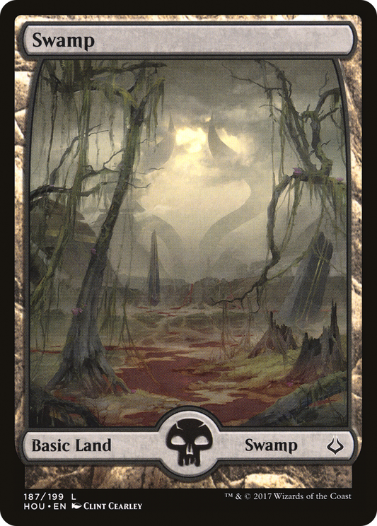 Full-Art Swamp #187 (HOU)