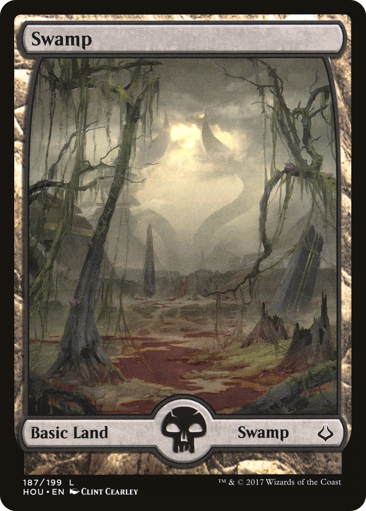 Full-Art Swamp #187 (HOU)