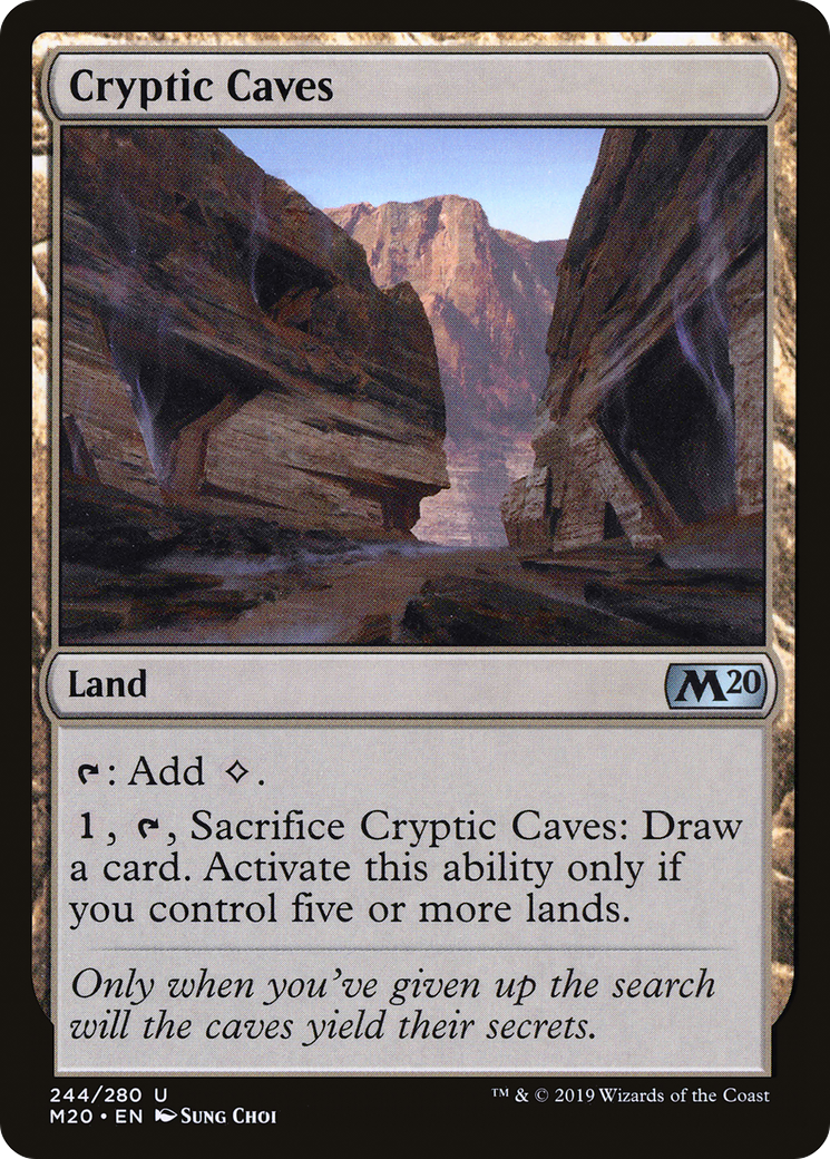 Cryptic Caves (M20)