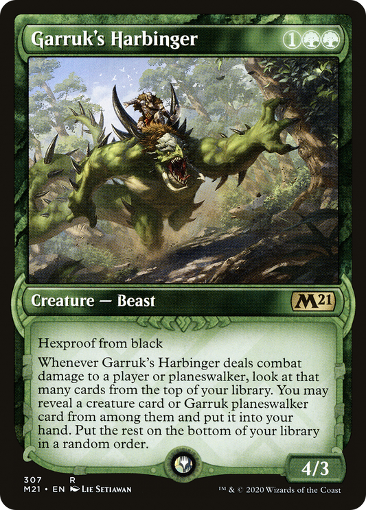 Garruk's Harbinger- Showcase #307 (M21)