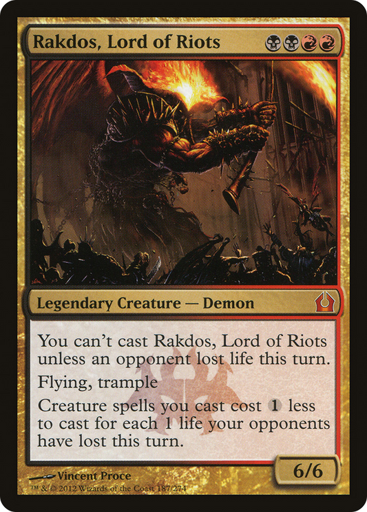 Rakdos, Lord of Riots (RTR)