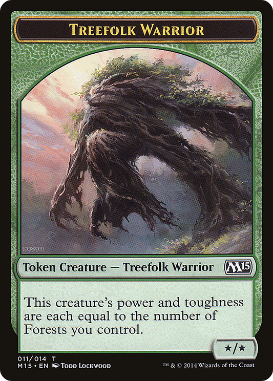 Treefolk Warrior Token (M15)