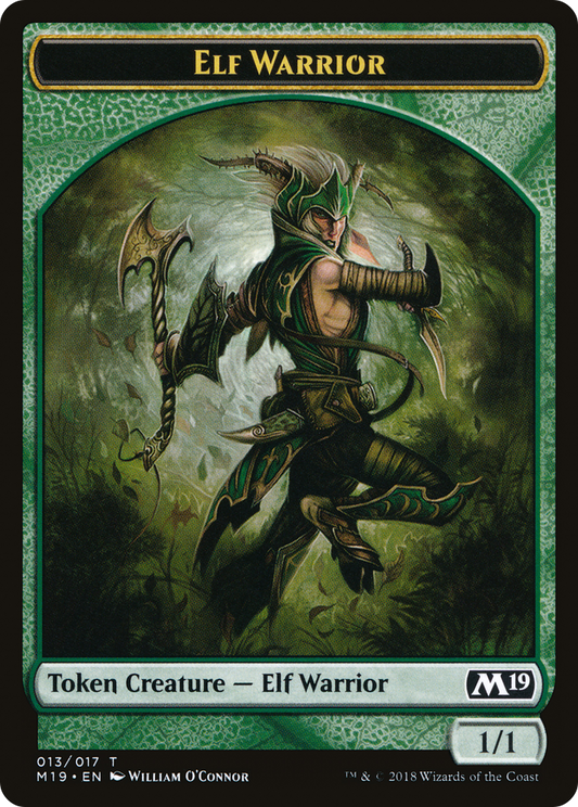 Elf Warrior Token (M19)