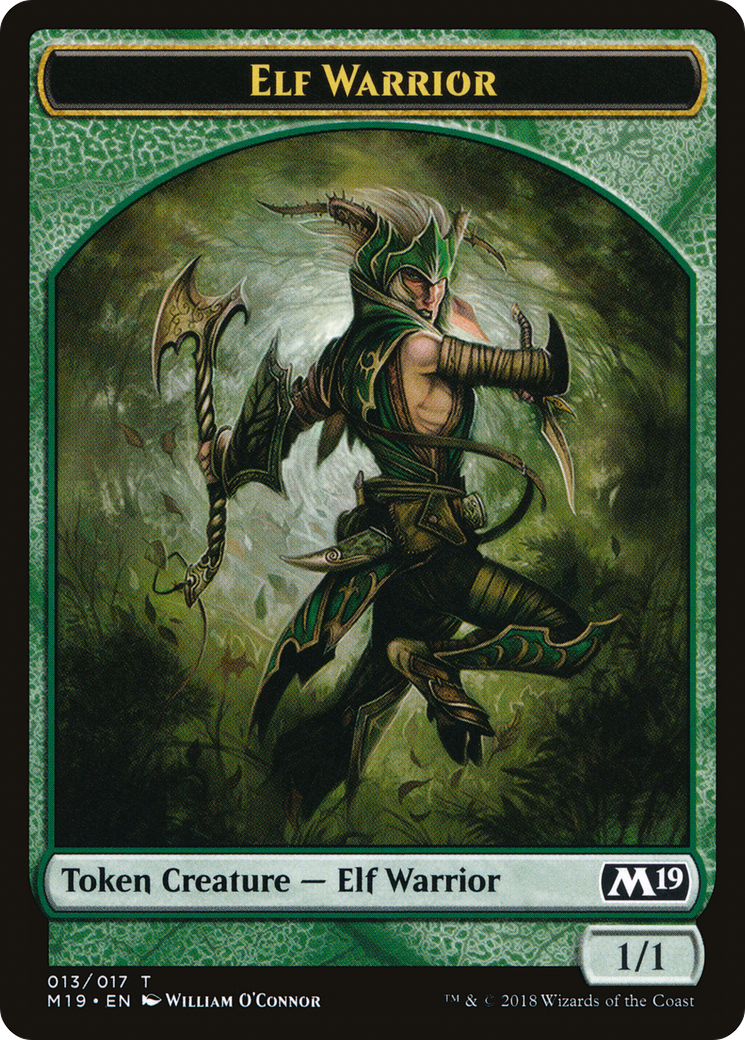 Elf Warrior Token (M19)