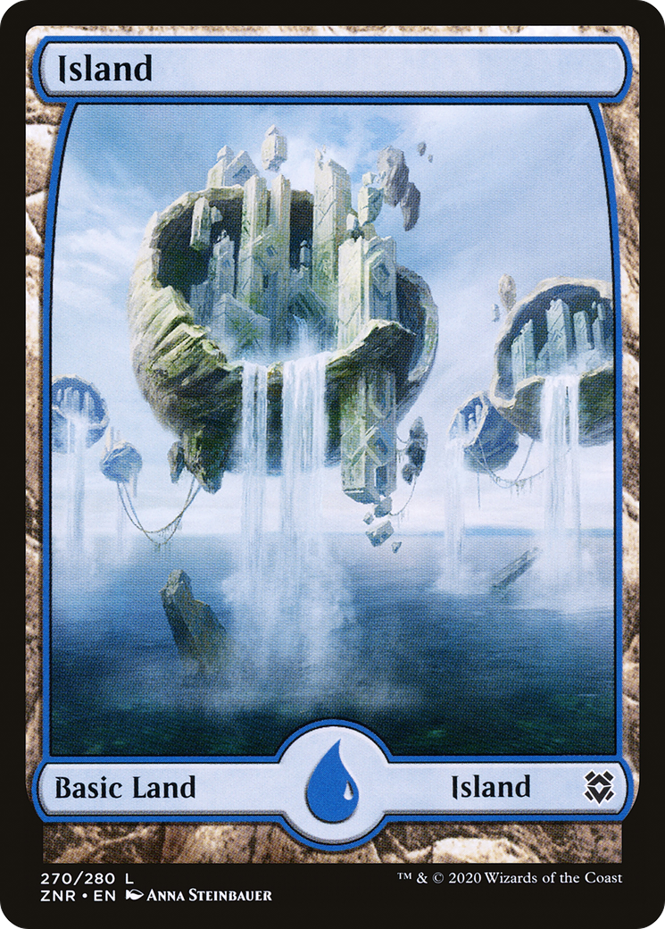 Full-Art Island #270 (ZNR)