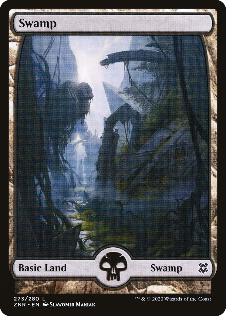 Full-Art Swamp #273 (ZNR)