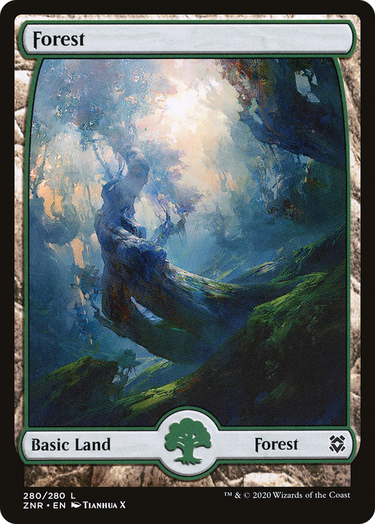 Full-Art Forest #280 (ZNR) (Foil)